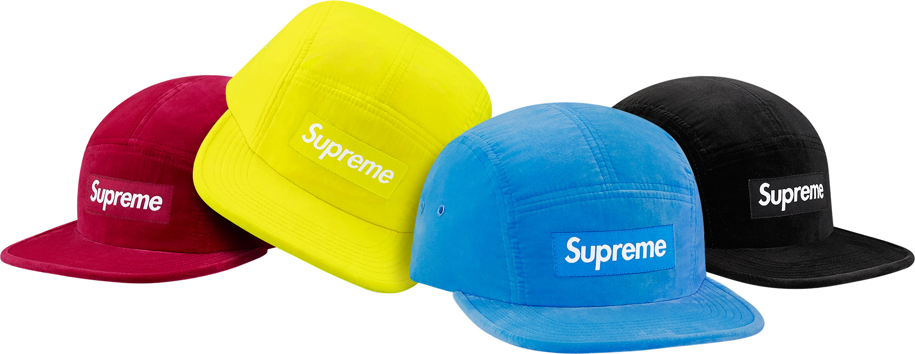 Neon Velour Camp Cap - spring summer 2016 - Supreme