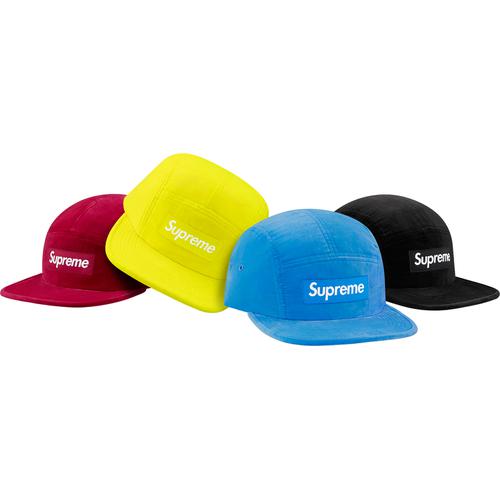 Supreme Neon Velour Camp Cap for spring summer 16 season