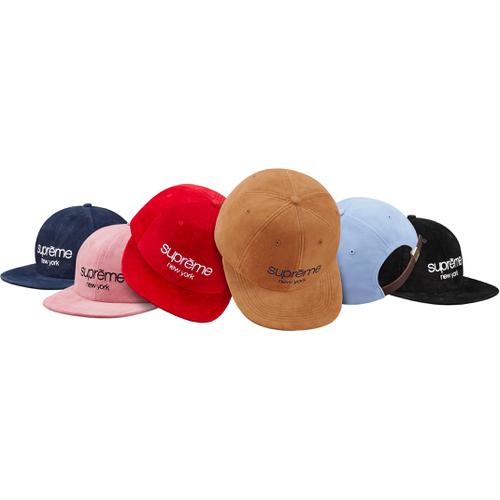 Supreme Suede Classic Logo 6-Panel for spring summer 16 season