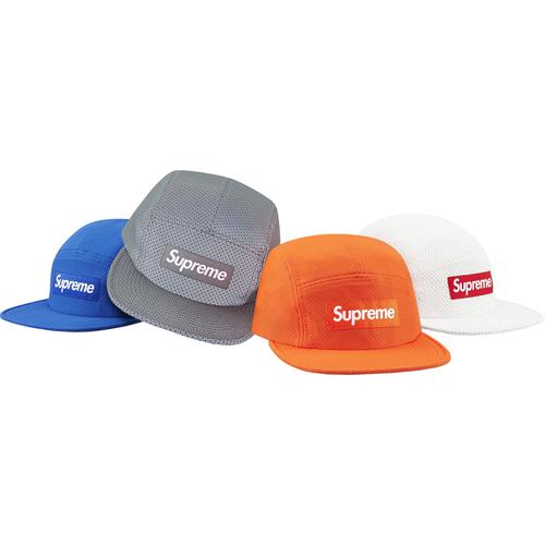 Supreme Perforated Reflective Camp Cap for spring summer 16 season