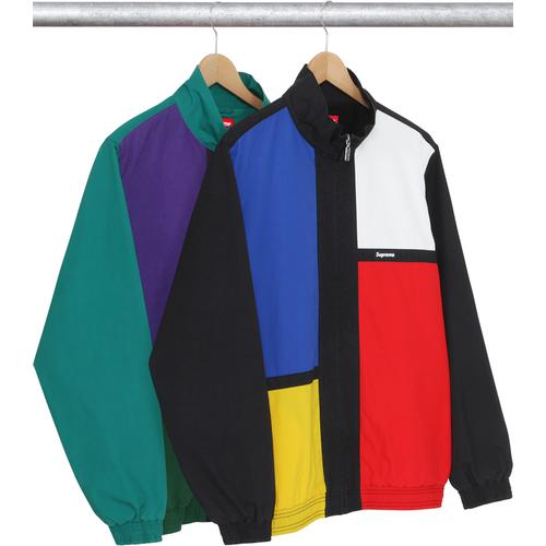 Supreme Color Blocked Track Jacket for spring summer 16 season