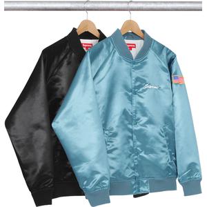 supreme satin club jacket