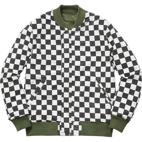 Details on Reversible Checkered MA-1 None from spring summer 2016