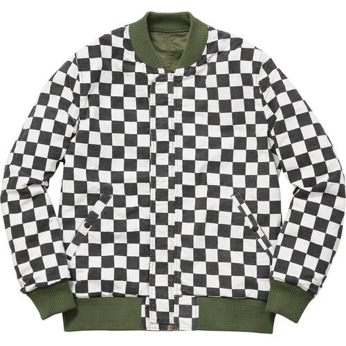 Details on Reversible Checkered MA-1 None from spring summer
                                                    2016