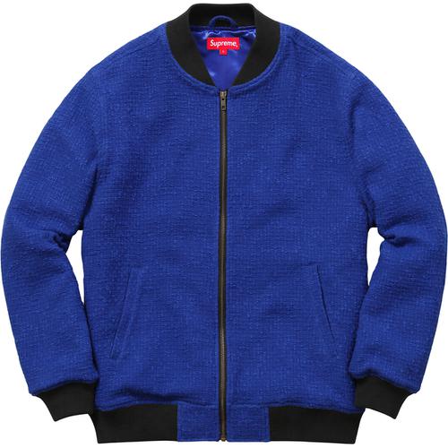 Details on Bouclé Varsity Jacket None from spring summer
                                                    2016