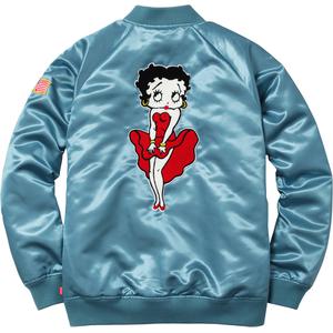 Betty Boop© Satin Club Jacket - spring summer 2016 - Supreme