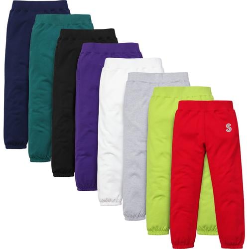 Supreme 3M Reflective S Logo Sweatpant for spring summer 16 season