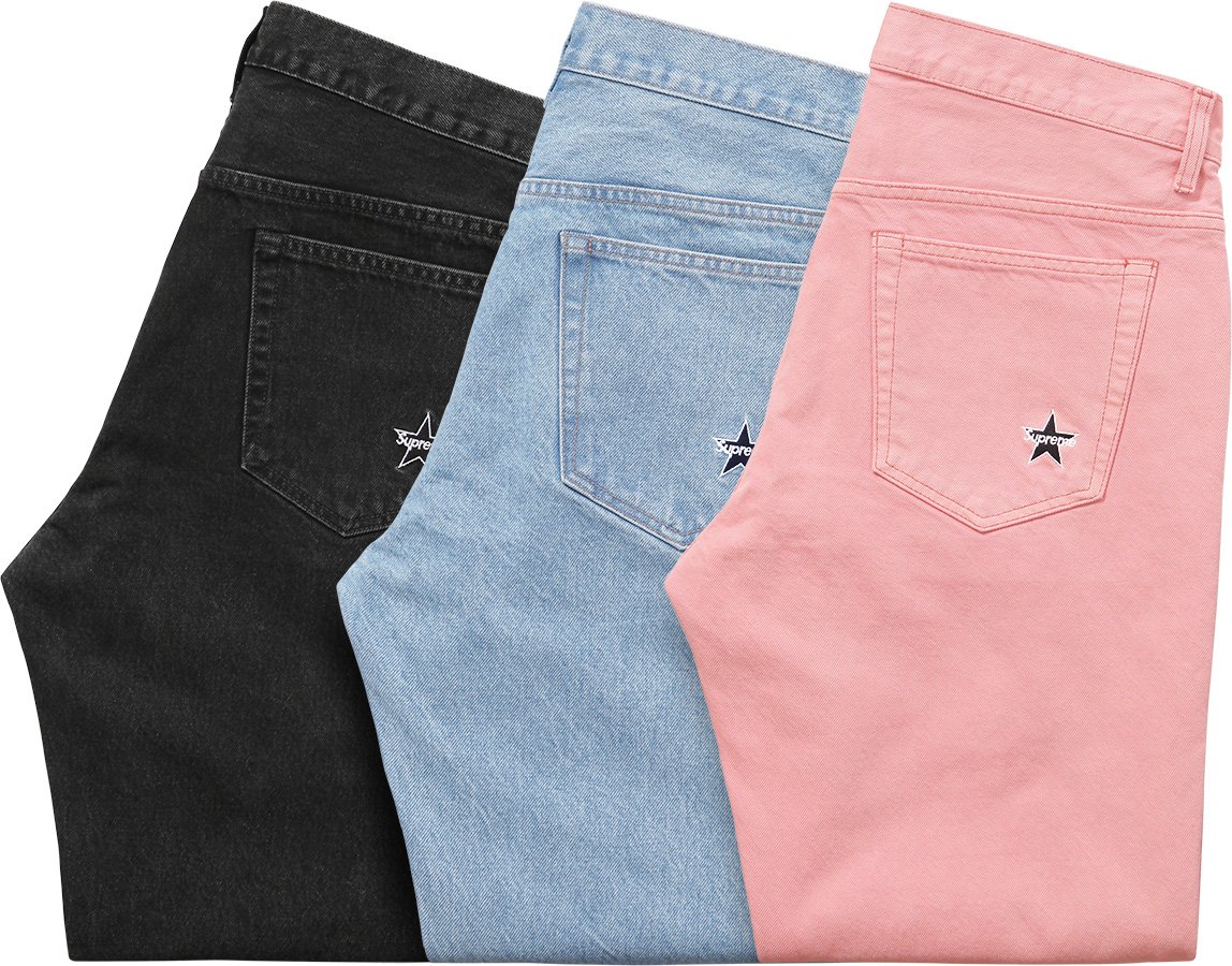 supreme Washed Regular Jeans-