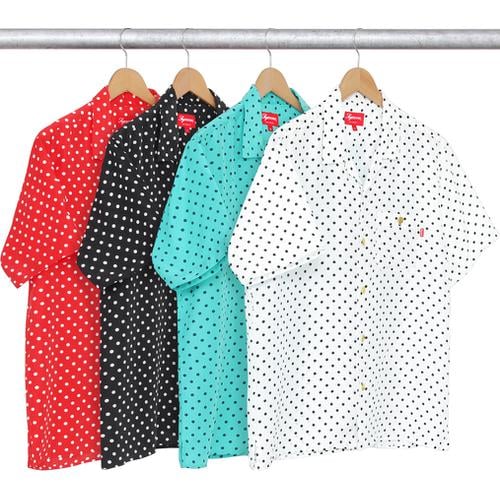 Supreme Polka Dot Silk Shirt for spring summer 16 season