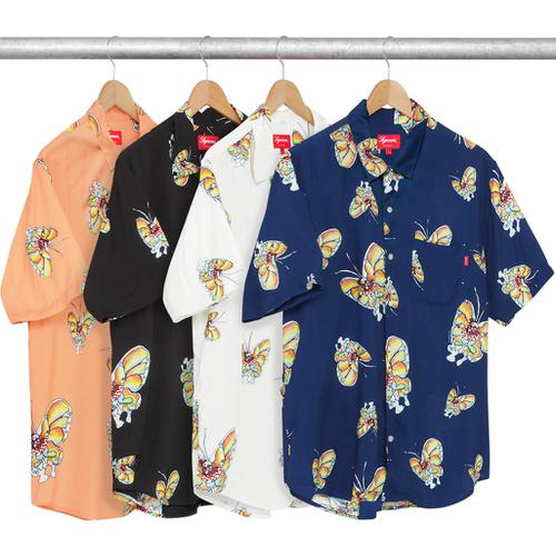 Details on Gonz Butterfly Shirt from spring summer 2016