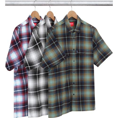 Supreme S S Plaid Flannel Shirt for spring summer 16 season