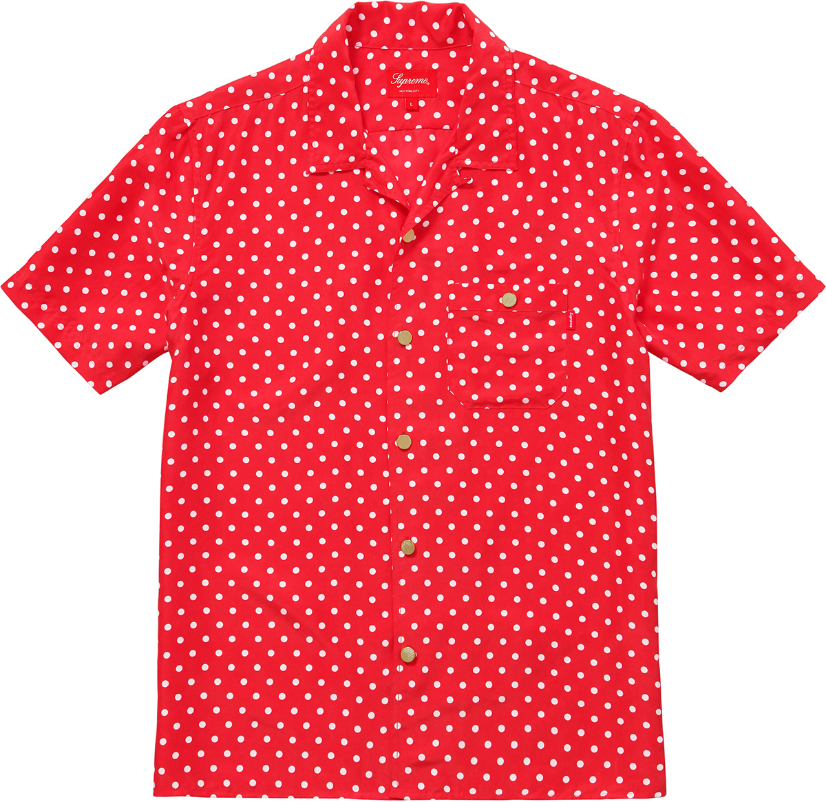 Polka Dot Silk Shirt - spring summer 2016 - Supreme