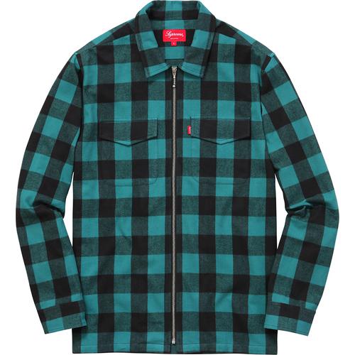 Details on Buffalo Plaid Flannel Zip Shirt None from spring summer 2016