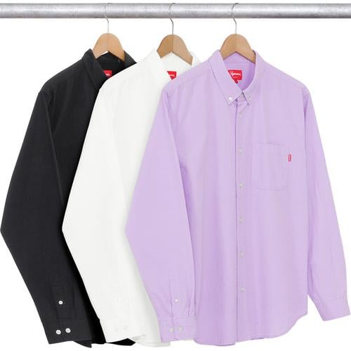 Supreme Tonal Seersucker Shirt for spring summer 16 season