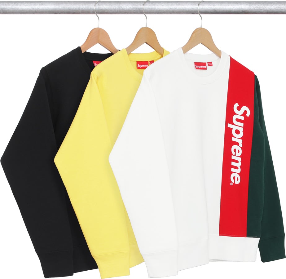 Panelled Crewneck - spring summer 2016 - Supreme