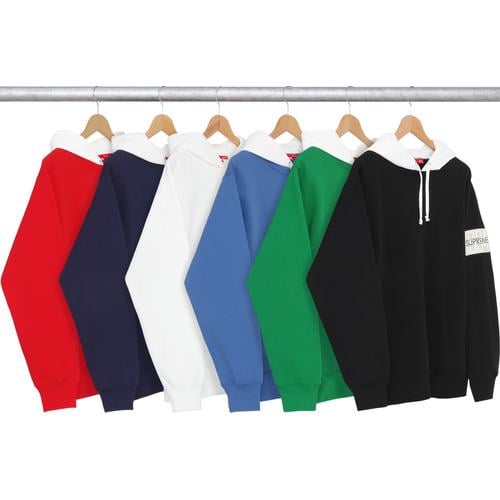 Supreme 2-Tone Hooded Crewneck Sweatshirt  for spring summer 16 season