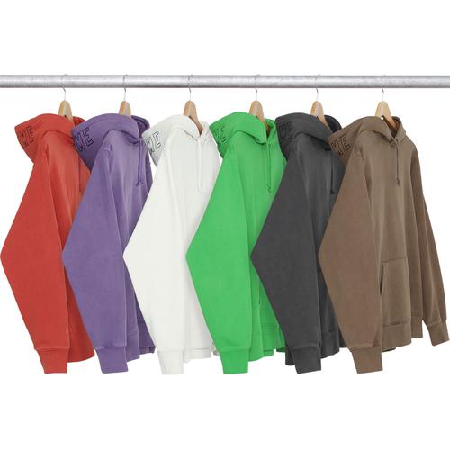 Supreme Overdyed Hooded Sweatshirt for spring summer 16 season