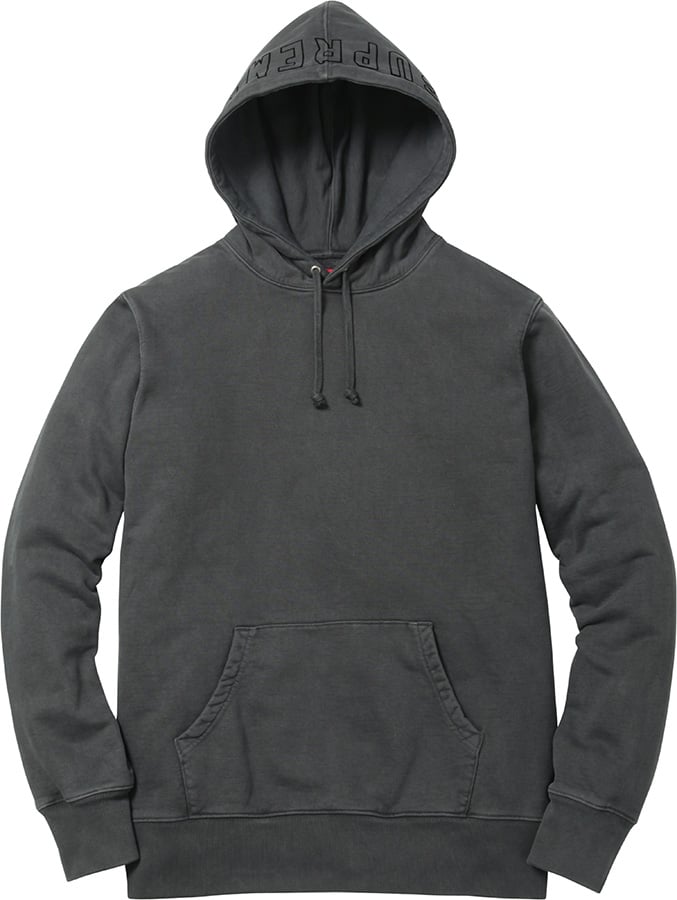 Supreme Overdyed Hooded Sweatshirt White