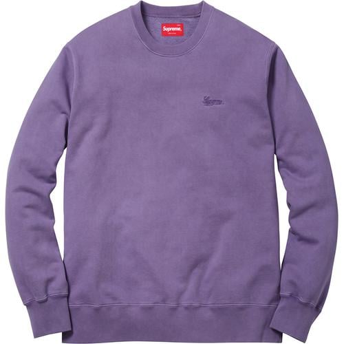 Embroidered Overdyed Crewneck - spring summer 2016 - Supreme