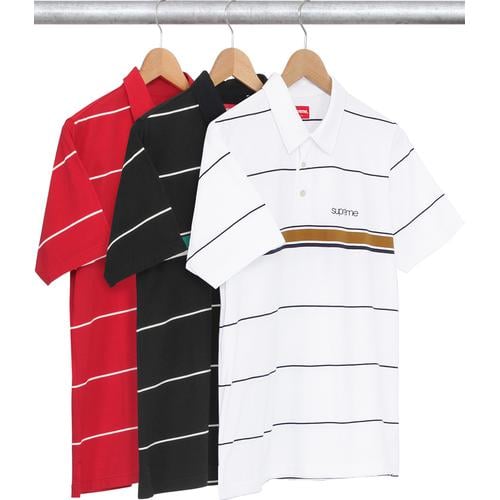 Supreme Striped Polo for spring summer 16 season