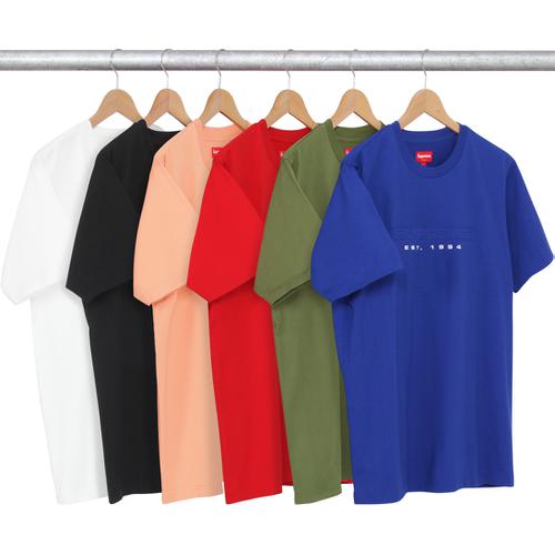 Supreme Debossed Tee for spring summer 16 season