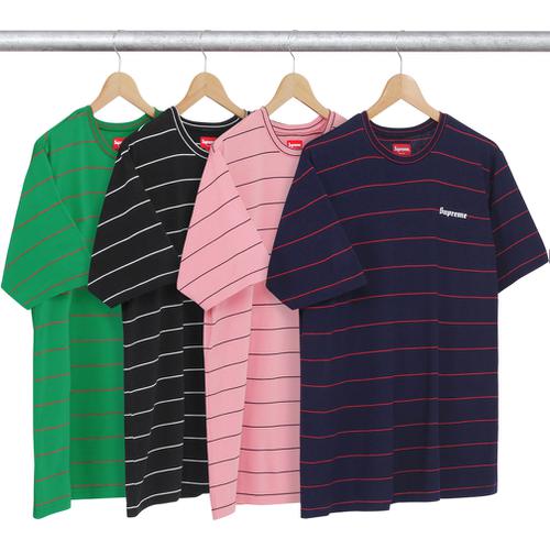 Supreme Pinstripe Tee for spring summer 16 season