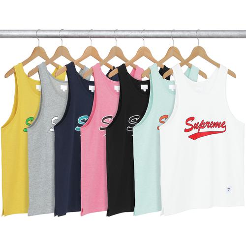 Details on Script Tank Top from spring summer 2016