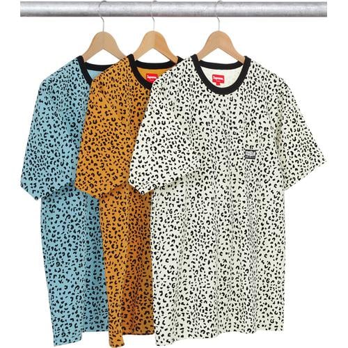 Supreme Leopard Pocket Tee for spring summer 16 season