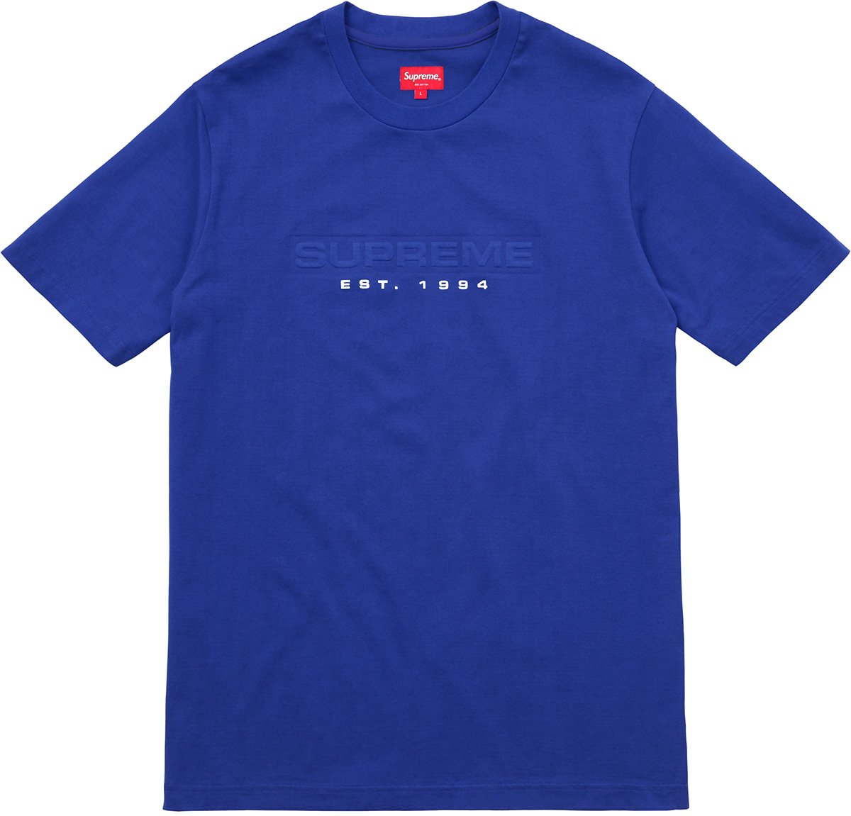 Debossed Tee - spring summer 2016 - Supreme