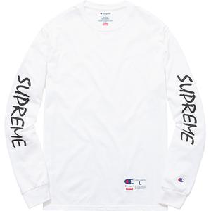 supreme x champion ls tee