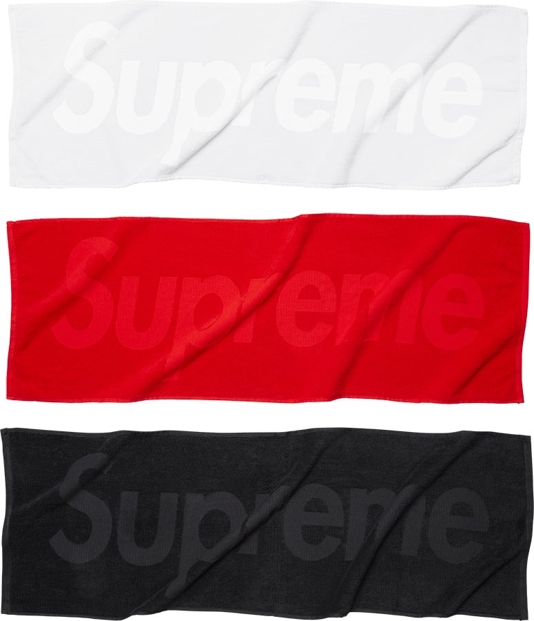 supreme Terry Logo Hand Towel