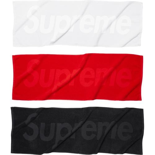 Supreme Terry Logo Hand Towel