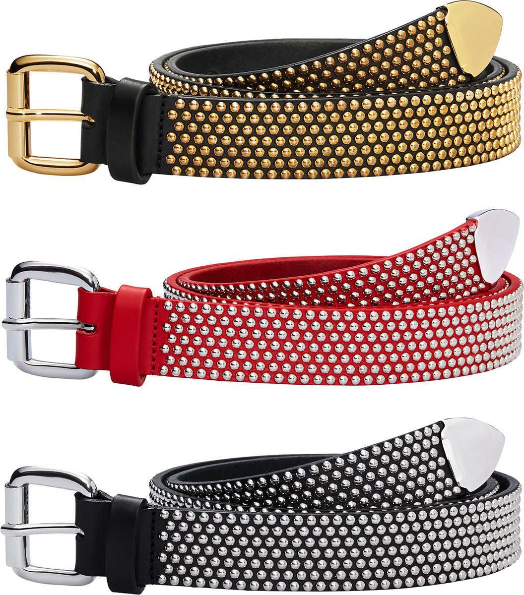 ベルト　Supreme 2018SS Studded Logo Belt