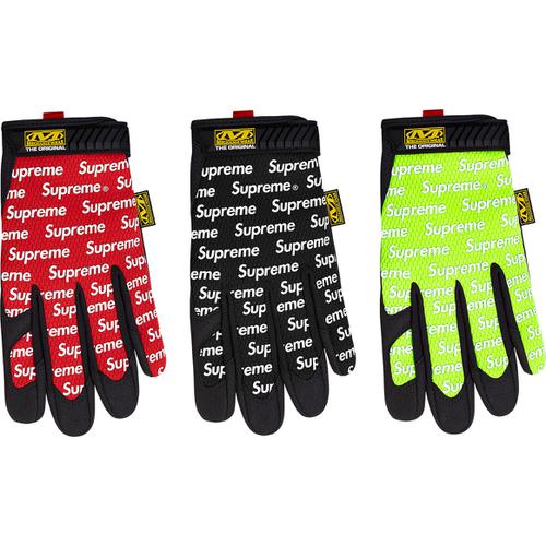 Details on Supreme Mechanix Original Work Gloves from spring summer 2017 (Price is $36)