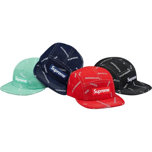 Details on Denim Logo Camp Cap from spring summer 2017 (Price is $46)