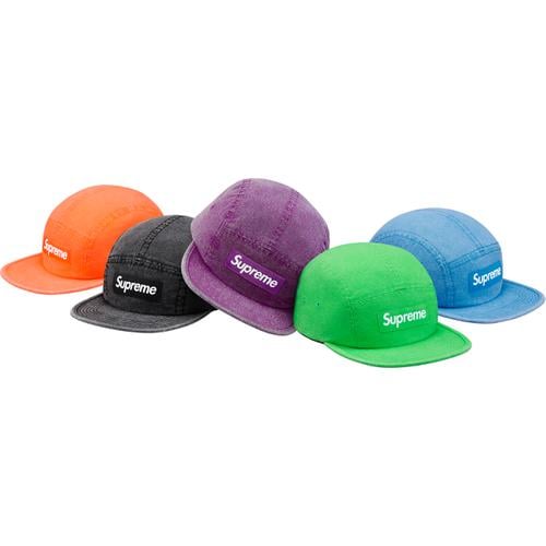 Supreme Washed Canvas Camp Cap released during spring summer 17 season