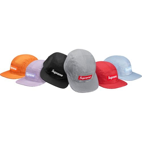 Supreme Metallic Check Camp Cap for spring summer 17 season