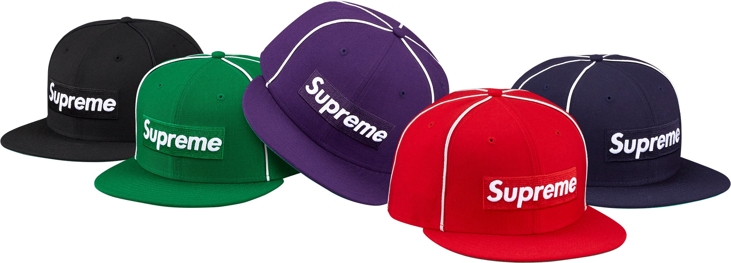 Box Logo Piping New Era - spring summer 2017 - Supreme