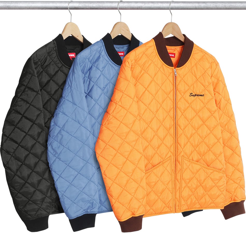 supreme zapata quilted work jacket