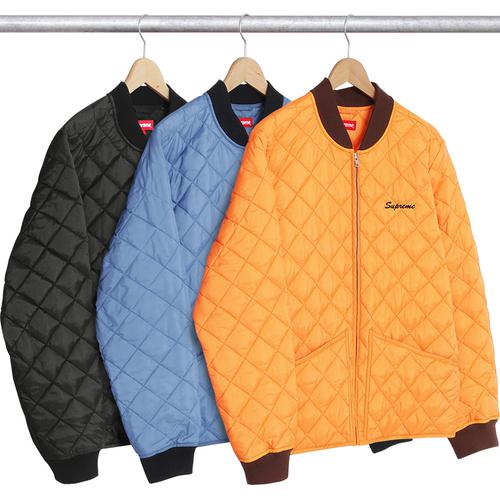 Supreme Zapata Quilted Work Jacket released during spring summer 17 season