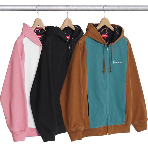 Supreme 2-Tone Hooded Work Jacket  releasing on Week 2 for spring summer 2017