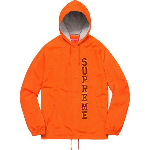 Details on Vertical Logo Hooded Coaches Jacket None from spring summer
                                                    2017