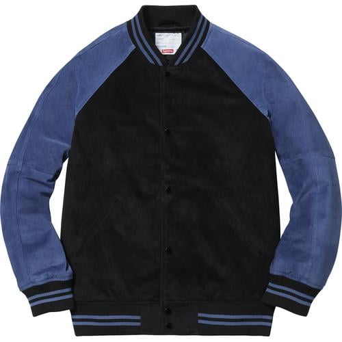 Suede Varsity Jacket - spring summer 2017 - Supreme