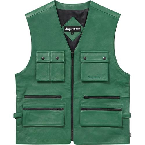 Details on Leather Utility Vest None from spring summer
                                                    2017 (Price is $538)