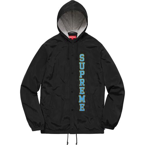 Vertical Logo Hooded Coaches Jacket - spring summer 2017 - Supreme