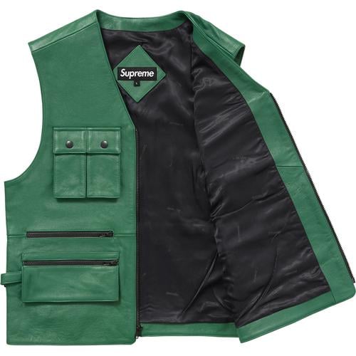 Details on Leather Utility Vest None from spring summer
                                                    2017 (Price is $538)