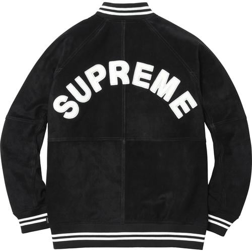 Suede Varsity Jacket - spring summer 2017 - Supreme