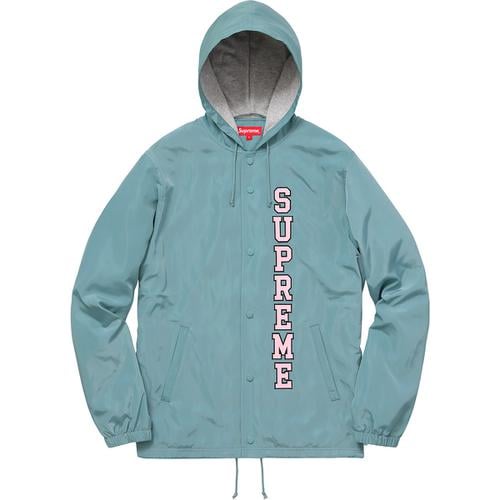 Vertical Logo Hooded Coaches Jacket - spring summer 2017 - Supreme