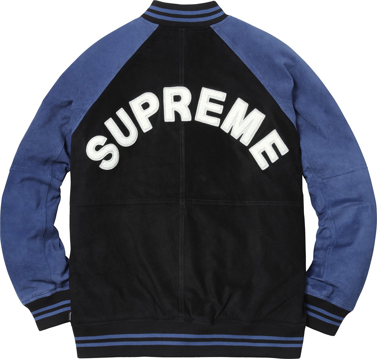 Suede Varsity Jacket - spring summer 2017 - Supreme