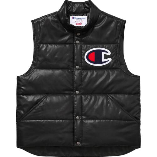 Details on Supreme Champion Puffy Vest None from spring summer
                                                    2017 (Price is $158)